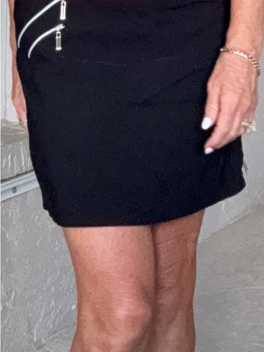 Jamie Sadock Black Golf Sports Skort - Picture 2 of 11